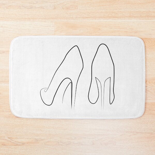 Item preview, One line art womens shoes designed and sold by evk-art.
