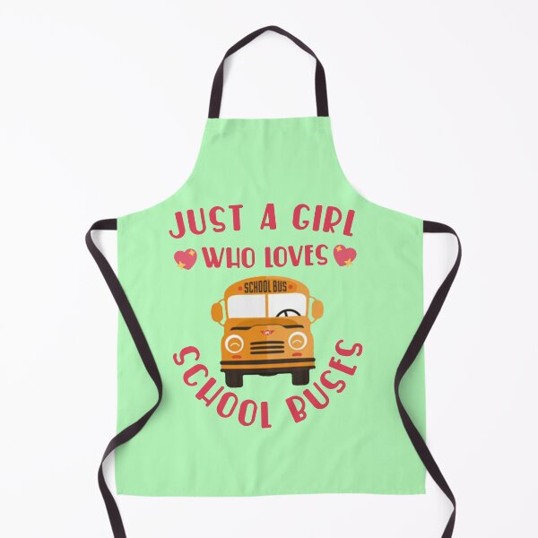 Item preview, Just a girl who loves school buses. designed and sold by Umiska.