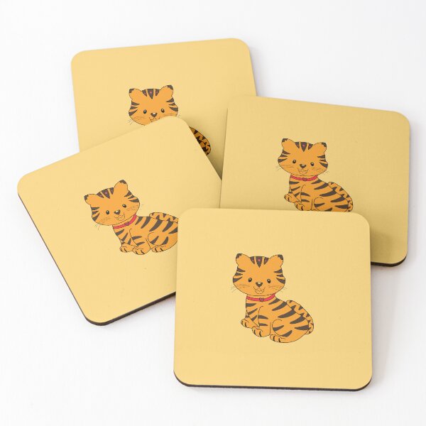 Item preview, Cute Tiger (colored) designed and sold by kiminokiwi.