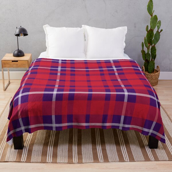 Item preview, Clark Plaid - Red and Purple Pattern designed and sold by RomeoSketches.