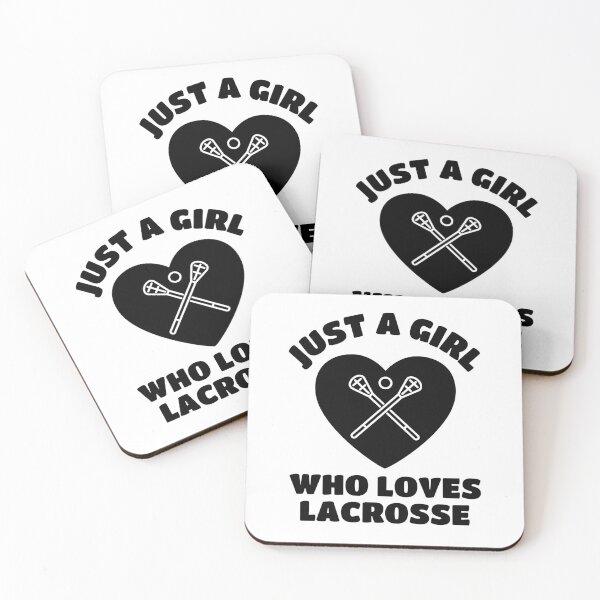 Item preview, Just a girl who loves lacrosse designed and sold by TheGreenGoat.