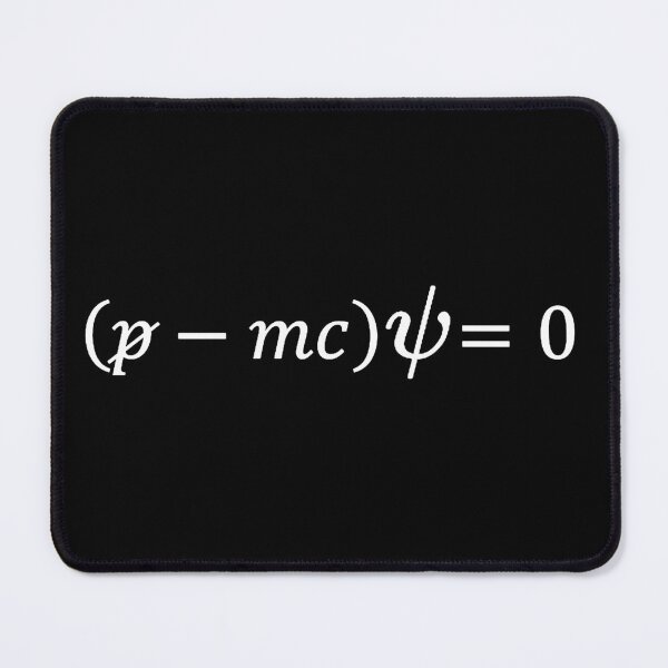 Item preview, Dirac equation of relativistic quantum mechanics dark version designed and sold by NoetherSym.