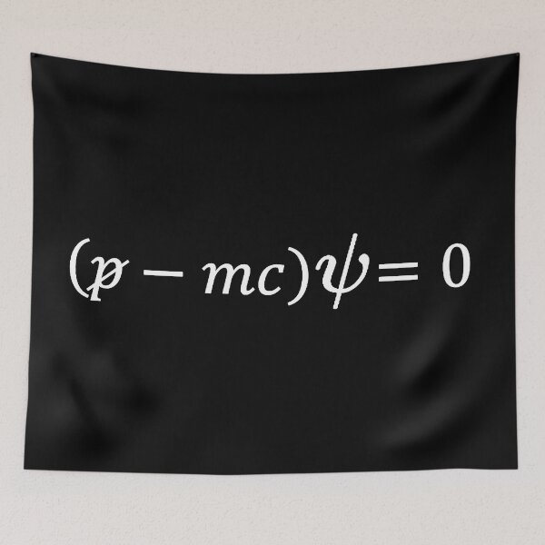Item preview, Dirac equation of relativistic quantum mechanics dark version designed and sold by NoetherSym.