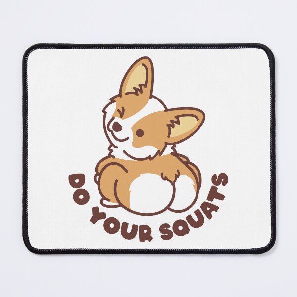 Item preview, Do Your Squats Cute Corgi - Bodybuilding, Fitness, Powerlifting, Crossfit designed and sold by BarbellProject.