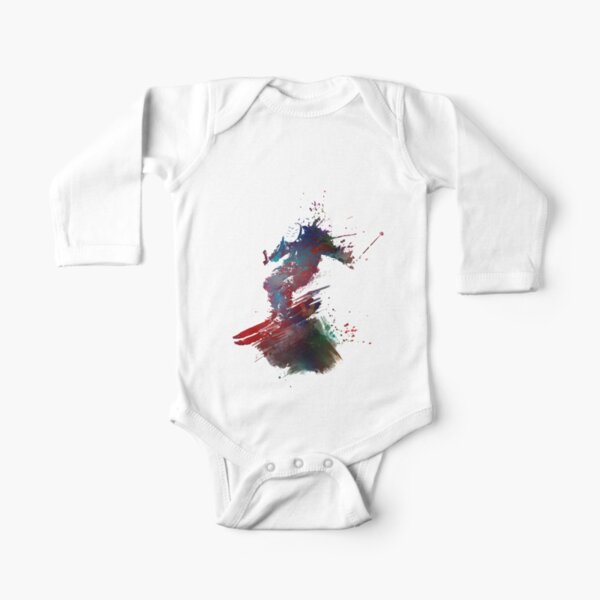 Ski #ski #sport Long Sleeve Baby One-Piece