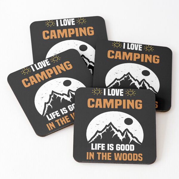Item preview, I love camping in the Woods designed and sold by Bakr1991.