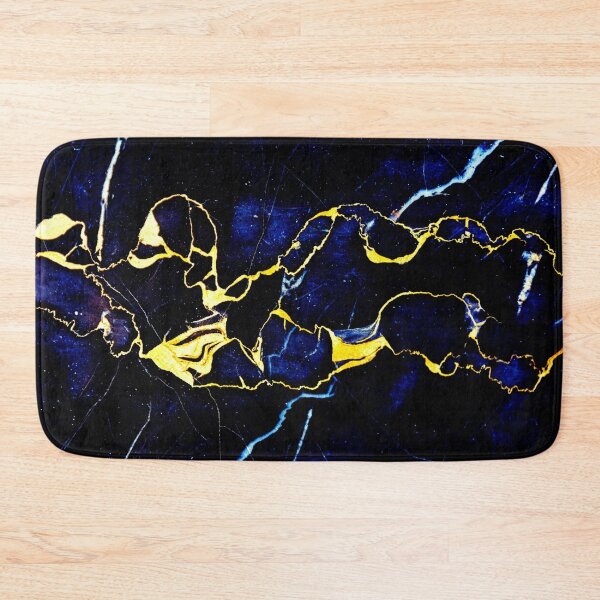 Item preview, Blue Marble with Yellow Gold Mug designed and sold by trendingatees.