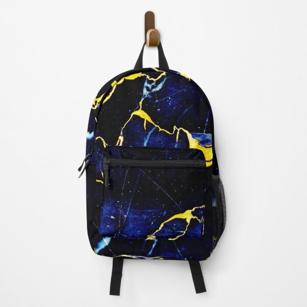 Item preview, Blue Marble with Yellow Gold Mug designed and sold by trendingatees.