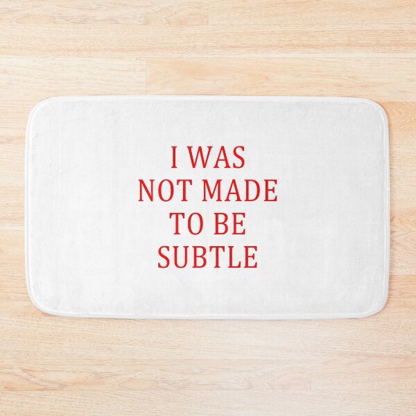 Item preview, feminist I was not made to be subtle, gift for her Funny Rude Offensive saying, designed and sold by joygift369.