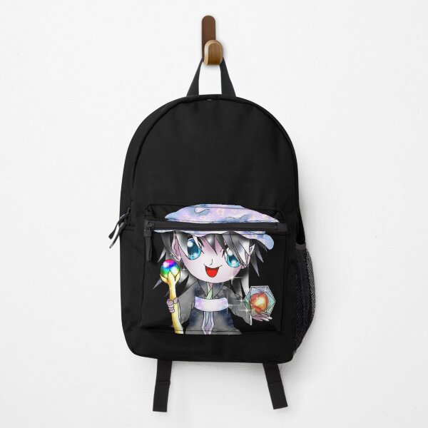Item preview, Happy kawaii cute sorcerer with a D20 and staff designed and sold by CuisineCat.