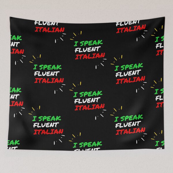 Item preview, I speak fluent italian designed and sold by ZAKARIA-TCH.