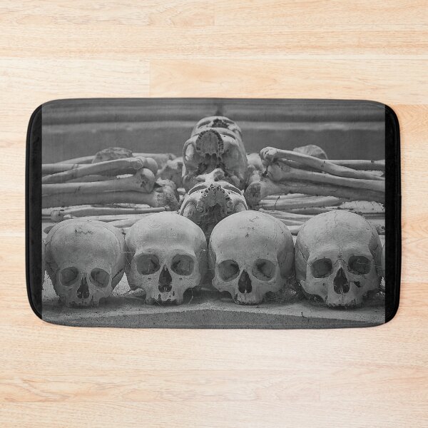 Item preview, Sedlec Ossuary Skulls Photo Art, Human Bone Church Mystery Skulls Art, Halloween Skull designed and sold by Sedlec Ossuary Project.