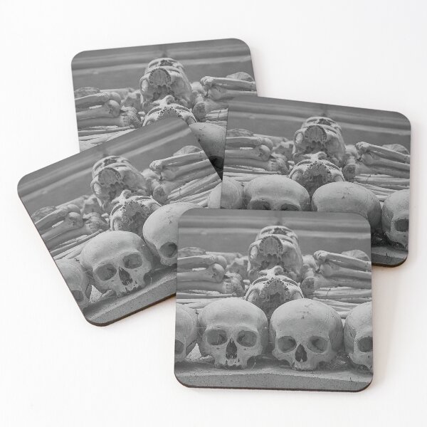 Item preview, Sedlec Ossuary Skulls Photo Art, Human Bone Church Mystery Skulls Art, Halloween Skull designed and sold by Sedlec Ossuary Project.