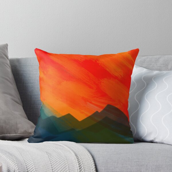 Item preview, Montañas azules al amanecer designed and sold by headtrackerart.