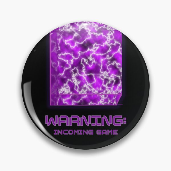 Item preview, WARNING: Incoming Game (Black Background) designed and sold by SillyFun.