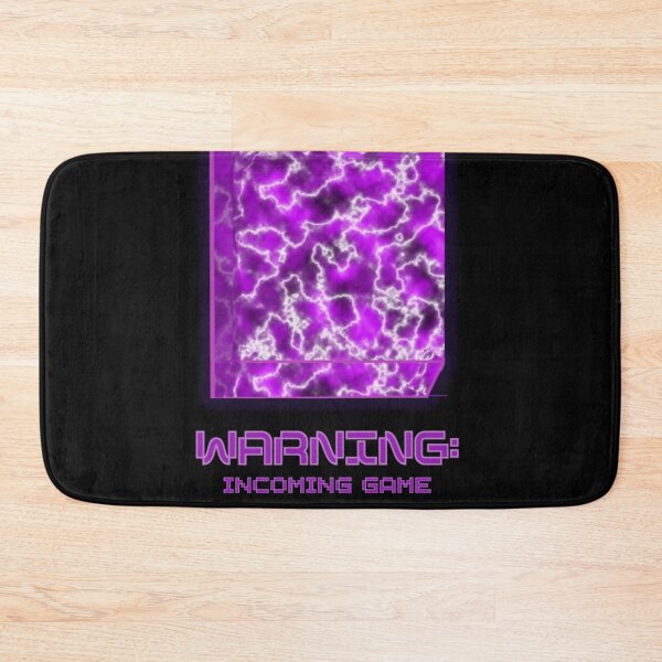 Item preview, WARNING: Incoming Game (Black Background) designed and sold by SillyFun.