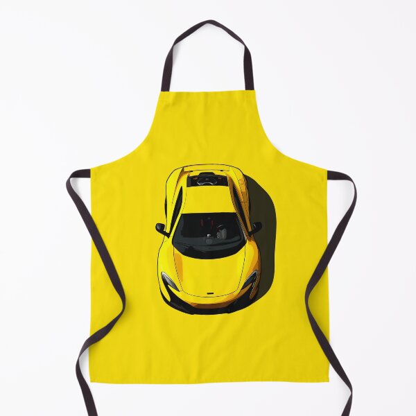 Item preview, Yellow English Supercar - Top view designed and sold by ApexFibers.