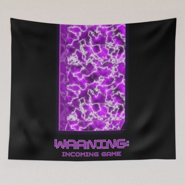 Item preview, WARNING: Incoming Game (Black Background) designed and sold by SillyFun.