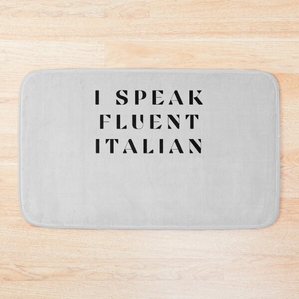 Item preview, I speak fluent italian | text designed and sold by ZAKARIA-TCH.