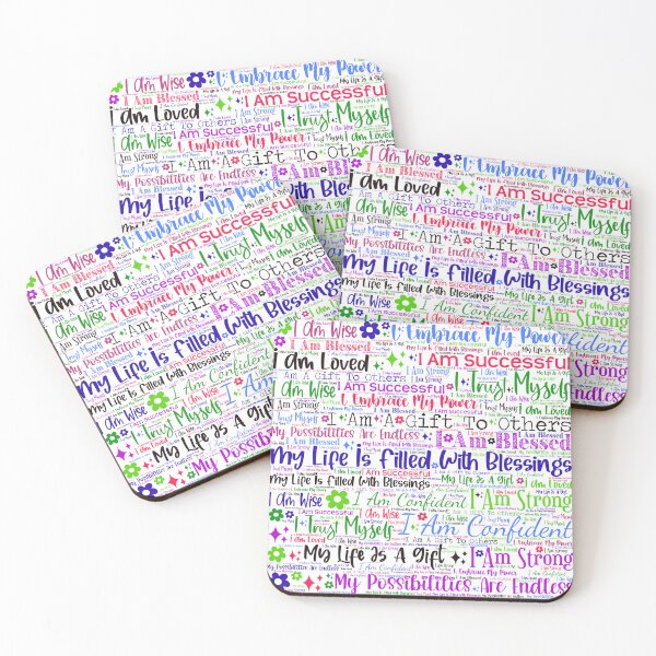 Item preview, Colorful Self Love Affirmations designed and sold by frankie5368.