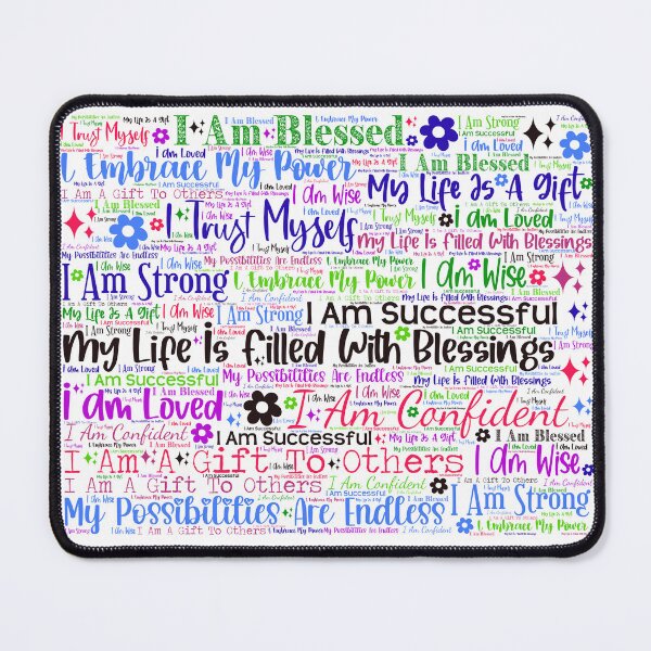 Item preview, Colorful Self Love Affirmations designed and sold by frankie5368.