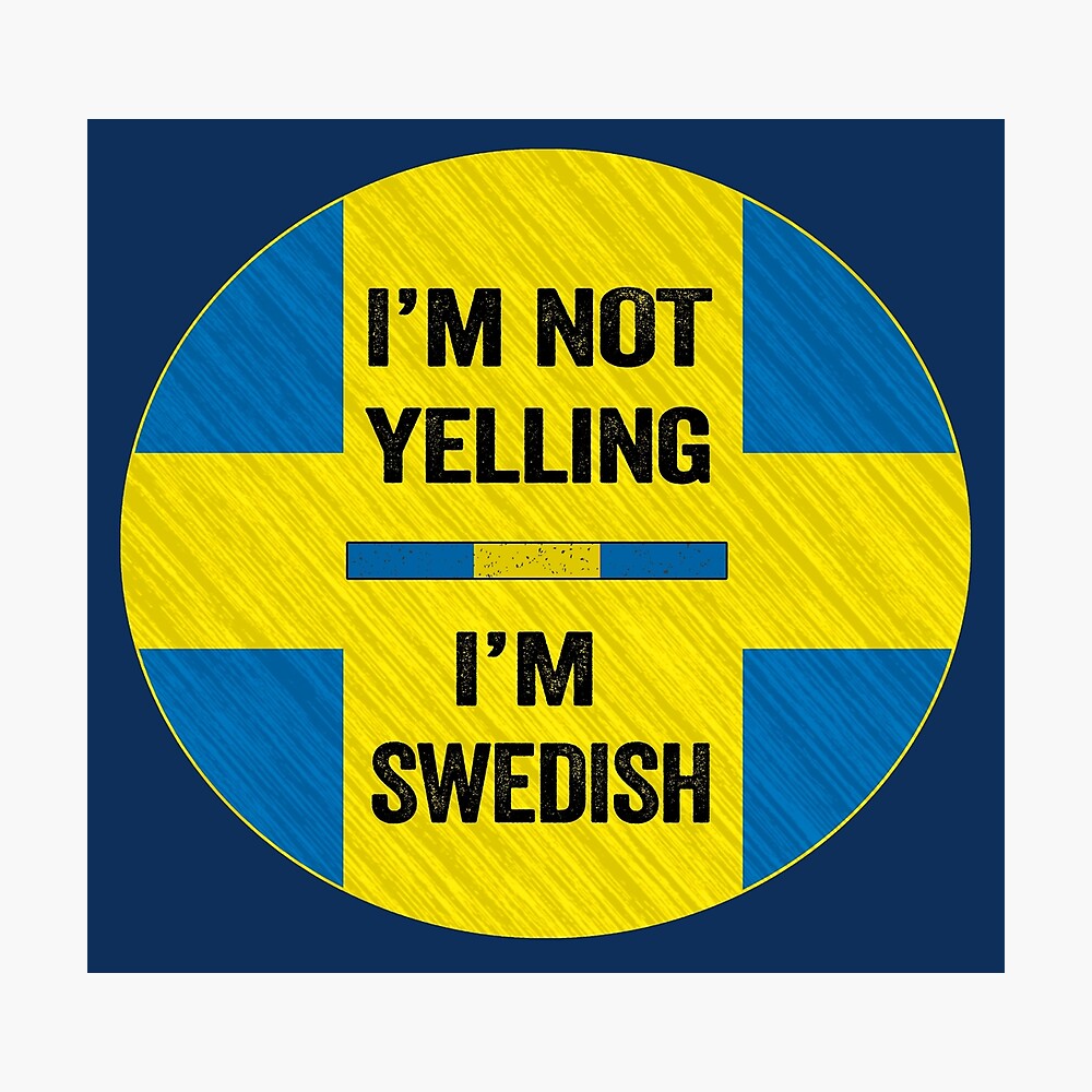 Suck my a*s in swedish - funny meme quote Poster for Sale by  funnystuffstore