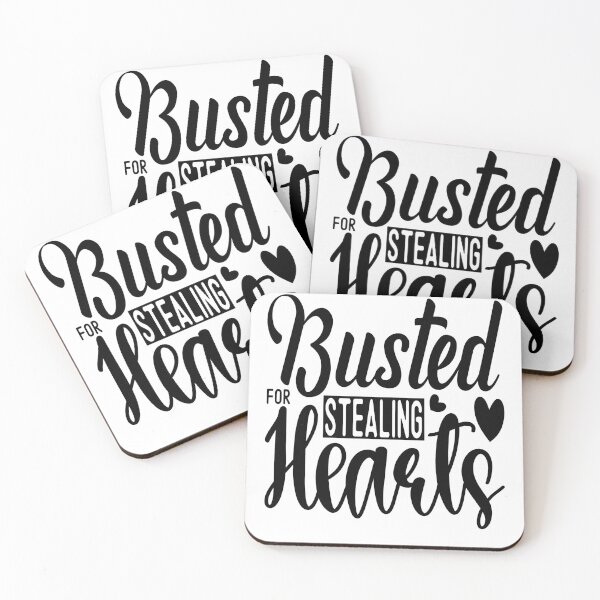Item preview, Busted For Stealing Hearts Funny Valentine's Day 2022 designed and sold by mohalaz.