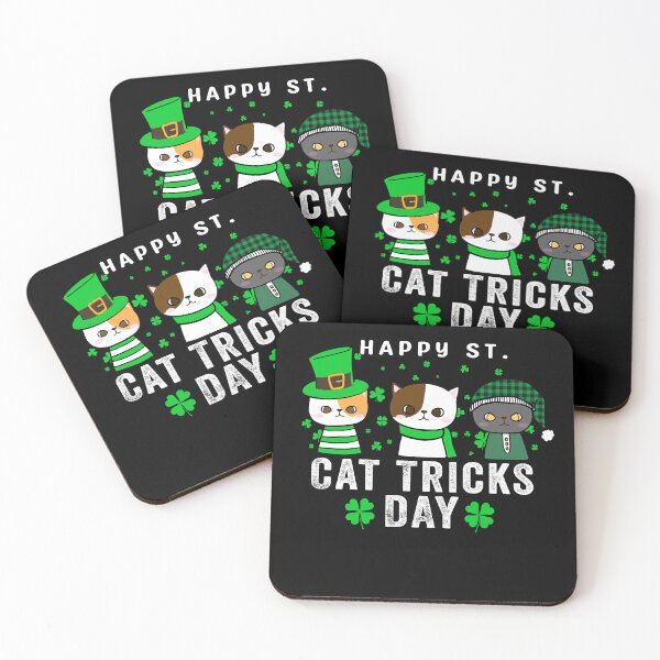 Item preview, Happy St Cat Tricks Day Funny St Pat's , Patrick Day's, Funny St Patricks Day designed and sold by ANAS    HO.