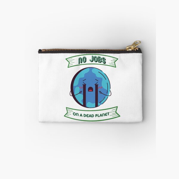 Item preview, No Jobs On A Dead Planet Funny eco unisex T-shirt. designed and sold by Sloyar.