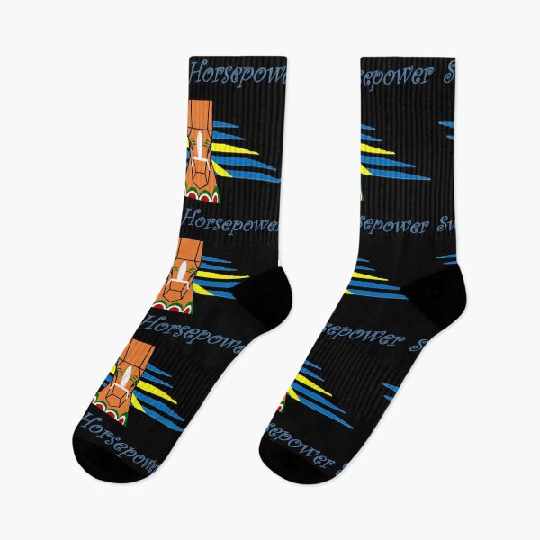 Item preview, Swedish Horsepower Dala Face and Wind Flag on Black designed and sold by HighCountry2021.