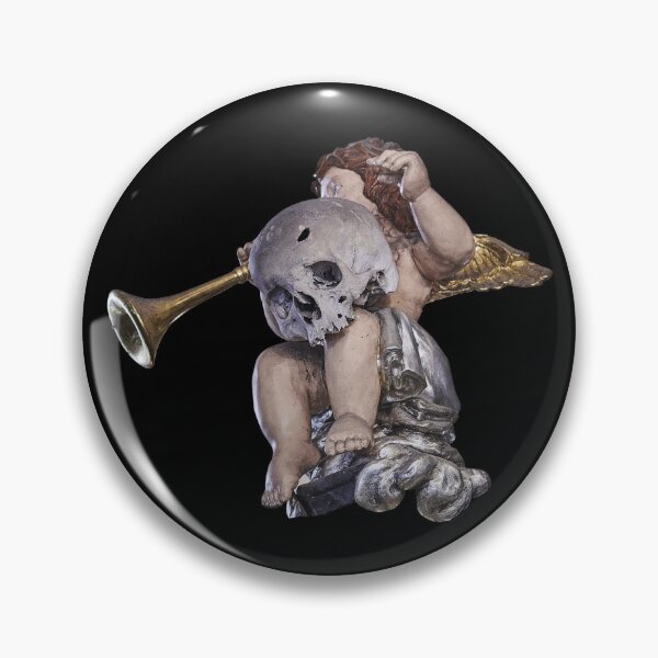 Item preview, Sedlec Ossuary Cherub Photo Art, Human Bone Church Mystery Skulls Art, Halloween Skull designed and sold by Sedlec Ossuary Project.