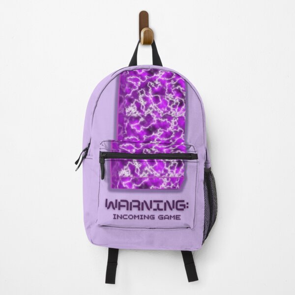 Item preview, WARNING: Incoming Game (Purple Background) designed and sold by SillyFun.