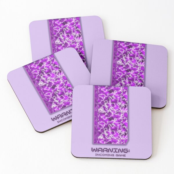 Item preview, WARNING: Incoming Game (Purple Background) designed and sold by SillyFun.