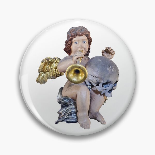 Item preview, Sedlec Ossuary Cherub Photo Art, Human Bone Church Mystery Skulls Art, Halloween Skull designed and sold by Sedlec Ossuary Project.