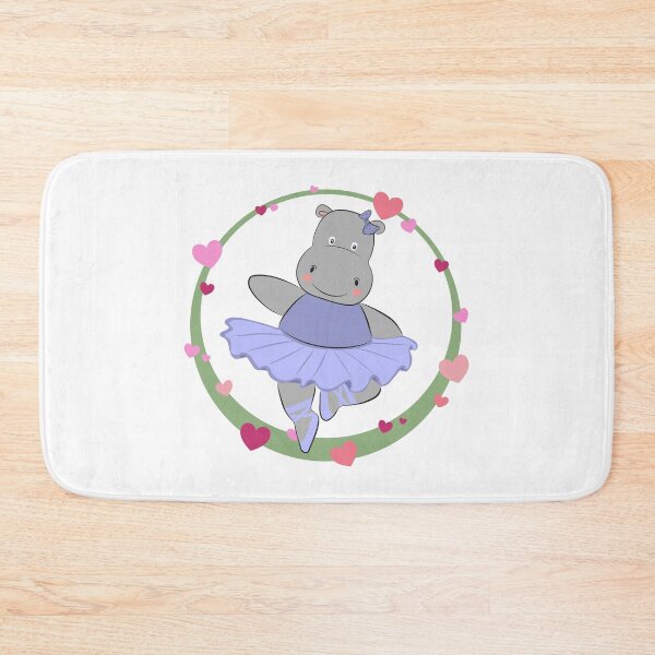 Item preview, Life is better wearing a tutu with a cute hippopotamus in a lilac tutu doing ballet designed and sold by Martapp.