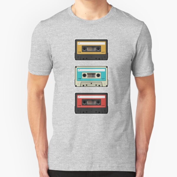 cassettes Slim Fit T-Shirt
