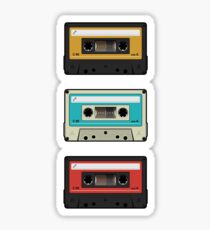 cassettes Sticker