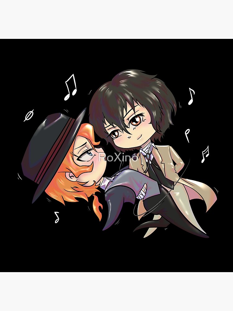 Dazai And Chuuya Soukoku Chibis Poster For Sale By Roxino Redbubble