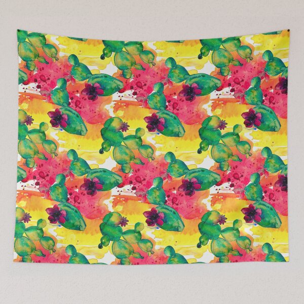 Item preview, Watercolour cacti & succulents,bright,vibrant designed and sold by cutecrazytshirt.