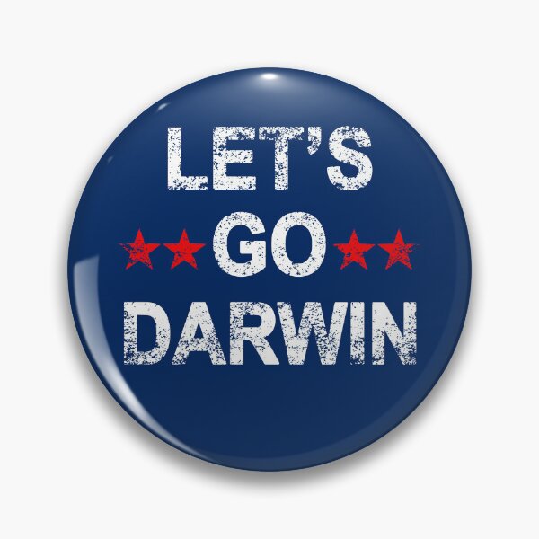Item preview, LET'S GO DARWIN Funny Sarcastic Vintage Distressed designed and sold by LoveAndDefiance.