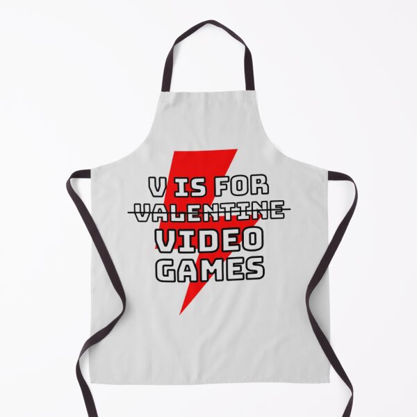Item preview, v is for video games funny valentines day gamer boy men designed and sold by FMA30.
