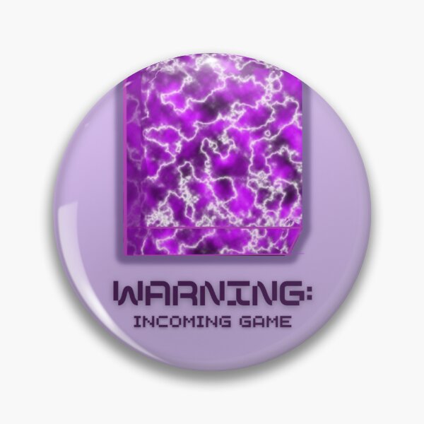 Item preview, WARNING: Incoming Game (Purple Background) designed and sold by SillyFun.