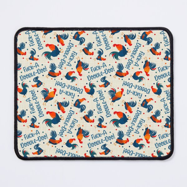 Item preview, Fuck-A-Doodle-Doo Roosters designed and sold by KrisInStitches.