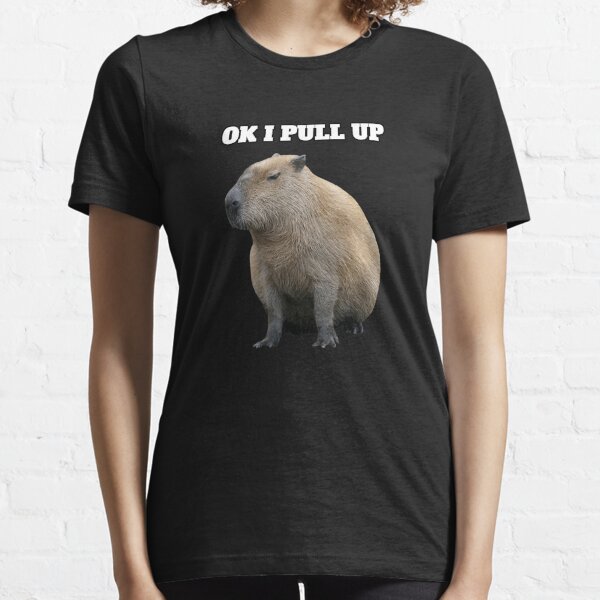 Ok I Pull Up Capybara Essential T-Shirt