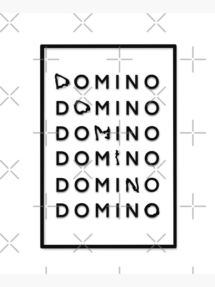 "Domino "Stray Kids" B&W" Poster For Sale By LisaGhosheh | Redbubble