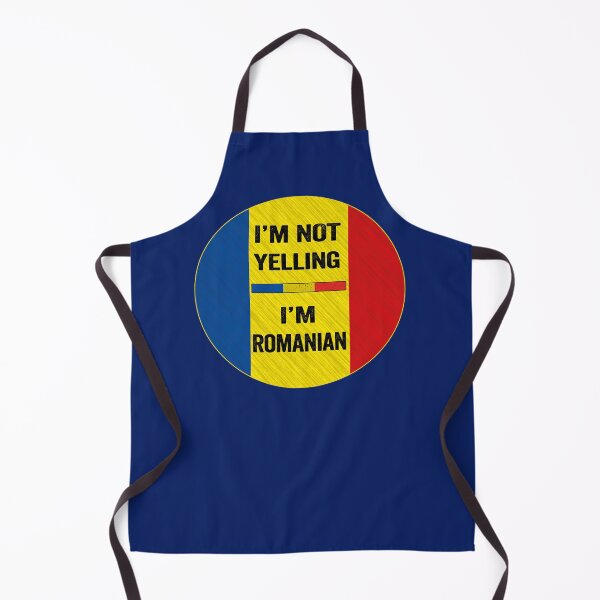 Item preview, I'm Not Yelling I'm Romanian, Funny Romanian Quotes designed and sold by SaliDesigner.