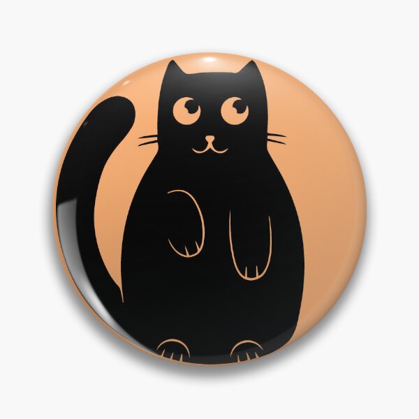 Item preview, cut black cat designed and sold by Diivor.