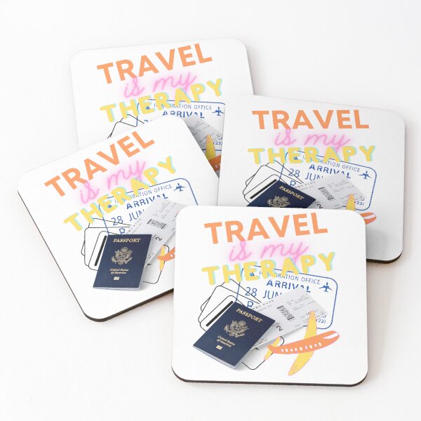 Item preview, Travel is my Therapy designed and sold by maaitbahajjoub.