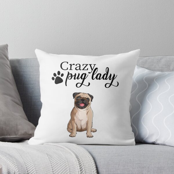 Item preview, Crazy Pug Lady designed and sold by theluckstore.
