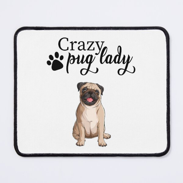Item preview, Crazy Pug Lady designed and sold by theluckstore.